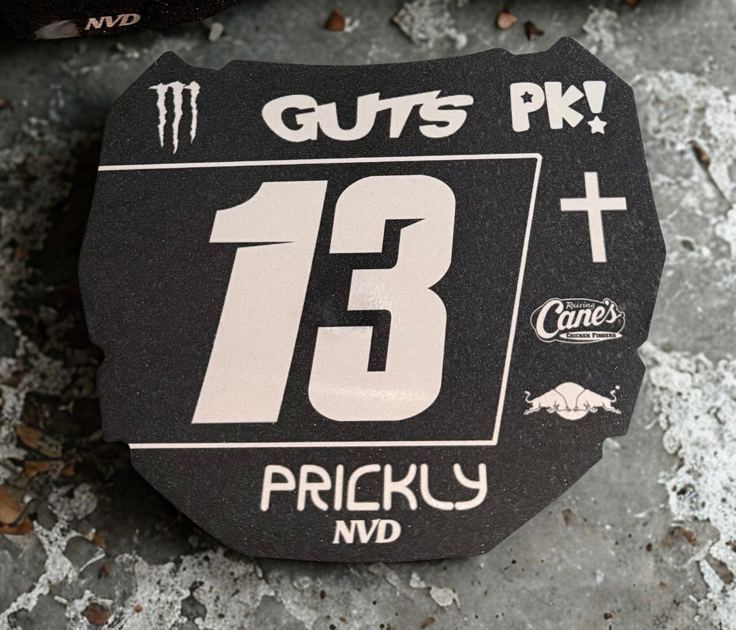 ODI Custom Front Plate Decal