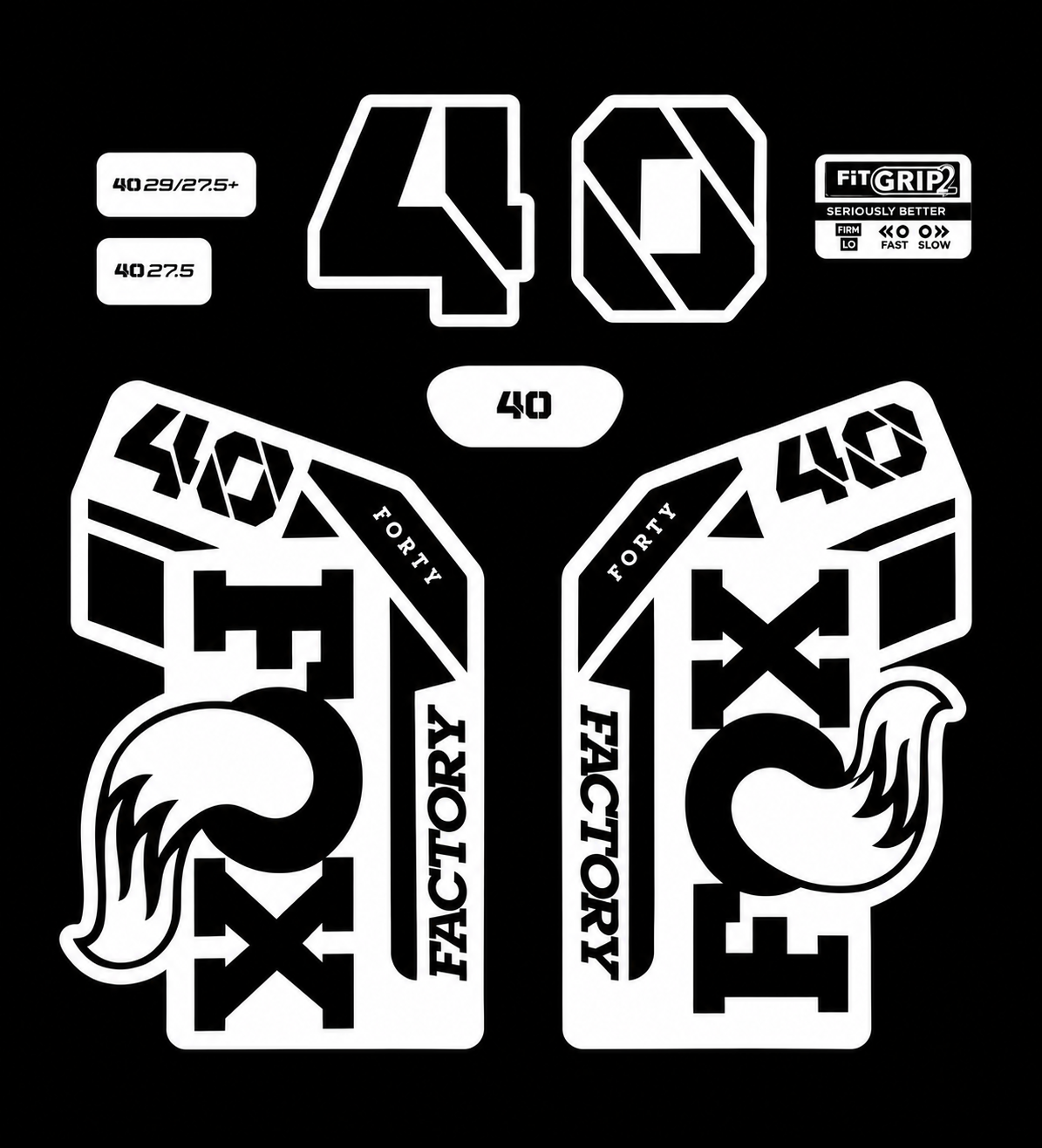 Fox 40 decal
