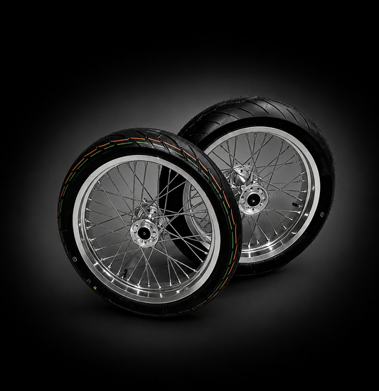 Chrome Surron Ultra Bee Supermoto Wheelset