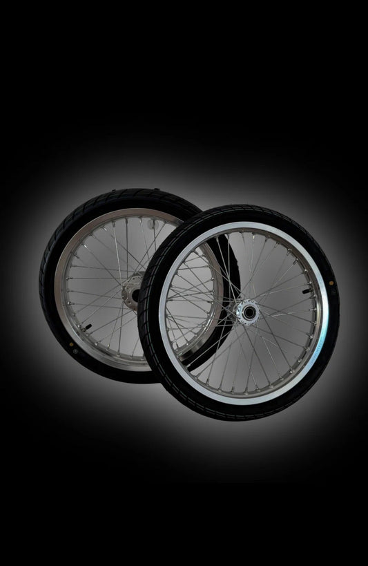 Chrome Light bee/Eride Supermoto Wheelset